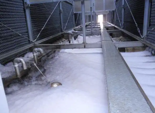 （噴漆循環(huán)水用消泡劑應用場景）